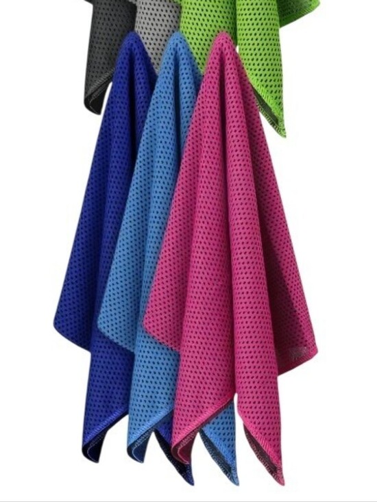 Source Unknown Other - Cooling Mesh Dark Blue Sports Towel